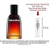 Dior Fahrenheit Glass Mini Travel Spray for Men