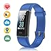 Vigorun Fitness Tracker Color Screen, Activity Tracker with Heart Rate Monitor, IP68 Waterproof Sports Smart Wristband with Step Counter Calorie Pedometer Sleep Monitor Watch for Kids Women and Men