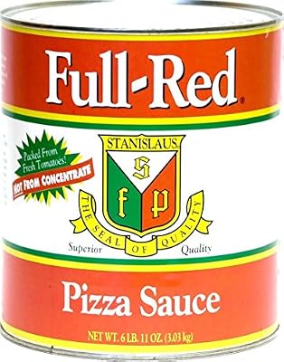 Full Red Pizza Sauce No. 10 Can (6 lb 11 oz) - Picked From Fresh Tomatoes - NOT From Concentrate