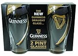 Guinness Embossed Gravity 2pk Pint Glass