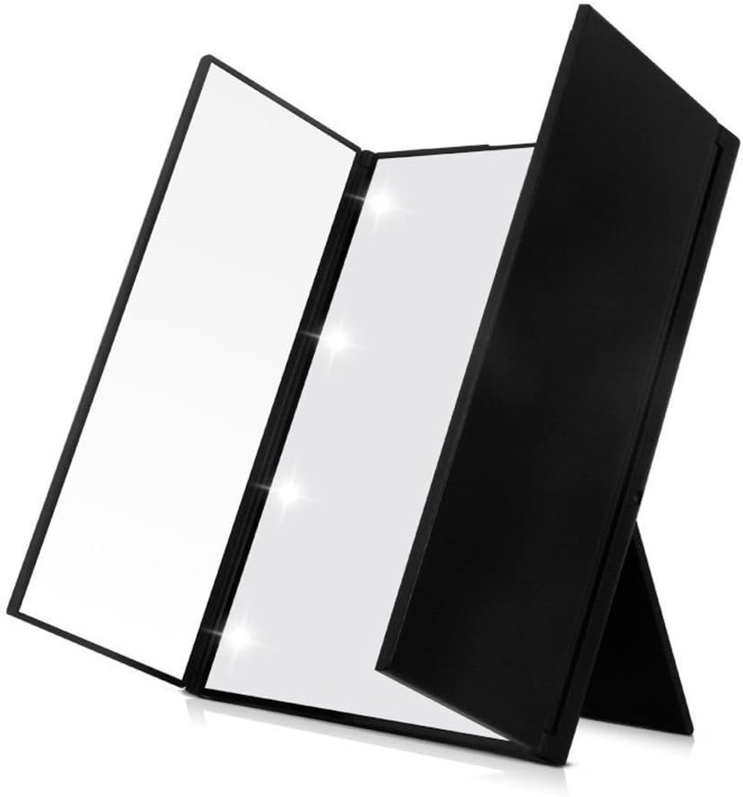 tri pieghevole specchietti di vanità