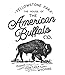 Vintage Style American Buffalo CO. Yellowstone Badge Icon T Shirt Dark Heather Medium