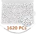 Maksuzee 1620/1200/600PCS Acrylic Letter Beads A-Z Letter Round/Cube Alphabet Letter Beads for Jewelry Making Bracelets Necklaces and Key Chains (1)