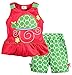 Fiream Little Girls Summer Cotton Short Set(2912TZ,3T)