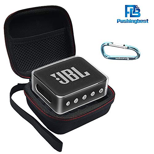 Pushingbest Coque pour JBL Go 2, 2 avec Eva et TPU pour Votre Haut-Parleur JBL Go 2 Bluetooth
