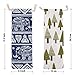 Straw case, chopsticks, utensil and flatware travel case, utensil and cutlery carrying bag, straw pouch and straw carrying case, Steelish (Large, Elephants+Trees)