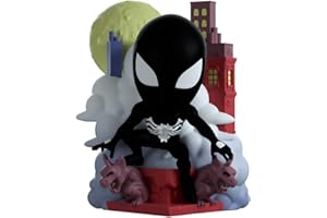 YouTooz Marvel Collection Web of Spiderman #1 4.8 inch Vinyl Figure, Collectible Symbiote Spiderman Action Figure, Symbiote Spiderman, Web of Spiderman #1 Figure