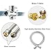 Bidet Sprayer Toilet Sprayer/Handheld Stainless Steel Sprayer with Chrome Finish Brass T-Valve Adapter for Personal Hygiene & Cleaning