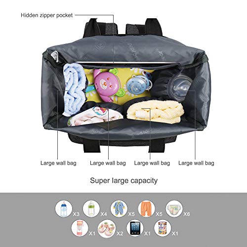 Baby Diaper Bag Backpack Pipi bear Waterproof Large Maternity Nappy