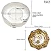 Funshowcase 6.3inch Octagonal Ashtray Silicone Mold for Polymer Clay, Epoxy Crafting Projects Extra Large Giant