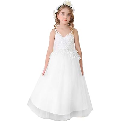 Vintage Ivory Lace Flower Girl Dress Blush Junior Barbados | Ubuy