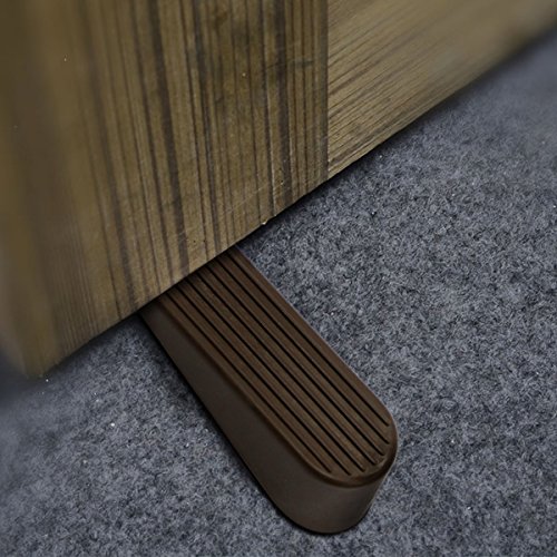 image for PKQP Door Stops Soft Silicone Door Stopper Non-Scratching Door Wedges 