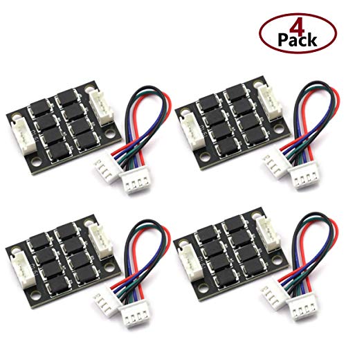 DaFuRui 4Pcs TL Smoother Kit Addon Module for Pattern Elimination Motor Clipping Filter 3D Printer Stepper Motor Drivers