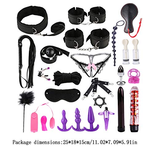 26 Pcs Bed Set Kit Nylon Leather Couples Bed Game Play Set Game Sxx Toys