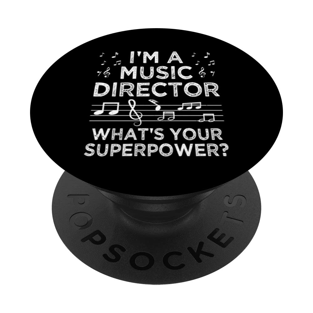 Music Director - School Band Rehersal Band Musician PopSockets Swappable PopGrip