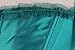Charmian Women's Burlesque Vintage Renaissance Padded Satin Halter Bustier Corset Top with Zipper Turquoise XX-Large