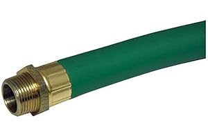 Apache 98108462 3/4" x 14' Biofuel Farm Transfer Hose Assembly with Male x Male Crimped Fittings