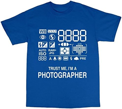 Vallowa Photographer Camera Gift Mens T Shirts Short Sleeve O-Neck Cotton
