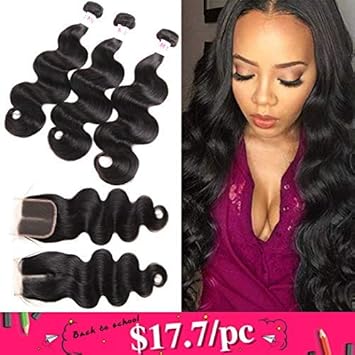 Buy Megalook 9a Brazilian Body Wave Human Hair Bundles With