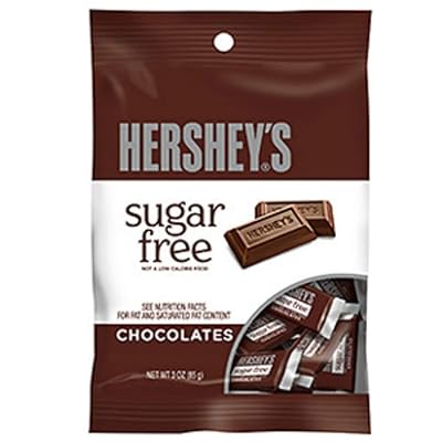HERSHEY'S Sugar Free Milk Chocolate Peg Bag - 3 oz