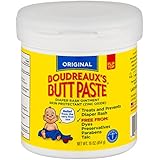 Boudreaux's Butt Paste Diaper Rash Ointment - Original - Contains 16% Zinc Oxide - Pediatrician Recommended - Paraben and Preservative-Free - 16 Ounce (Packaging May Vary)