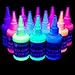 Diamond Driven Body Glow in Dark Paint Blacklight Face and Body Paint UV, Acrylic Glow Paint 60ml 2.02oz - Set of 12 Tubes - Neon Fluorescent