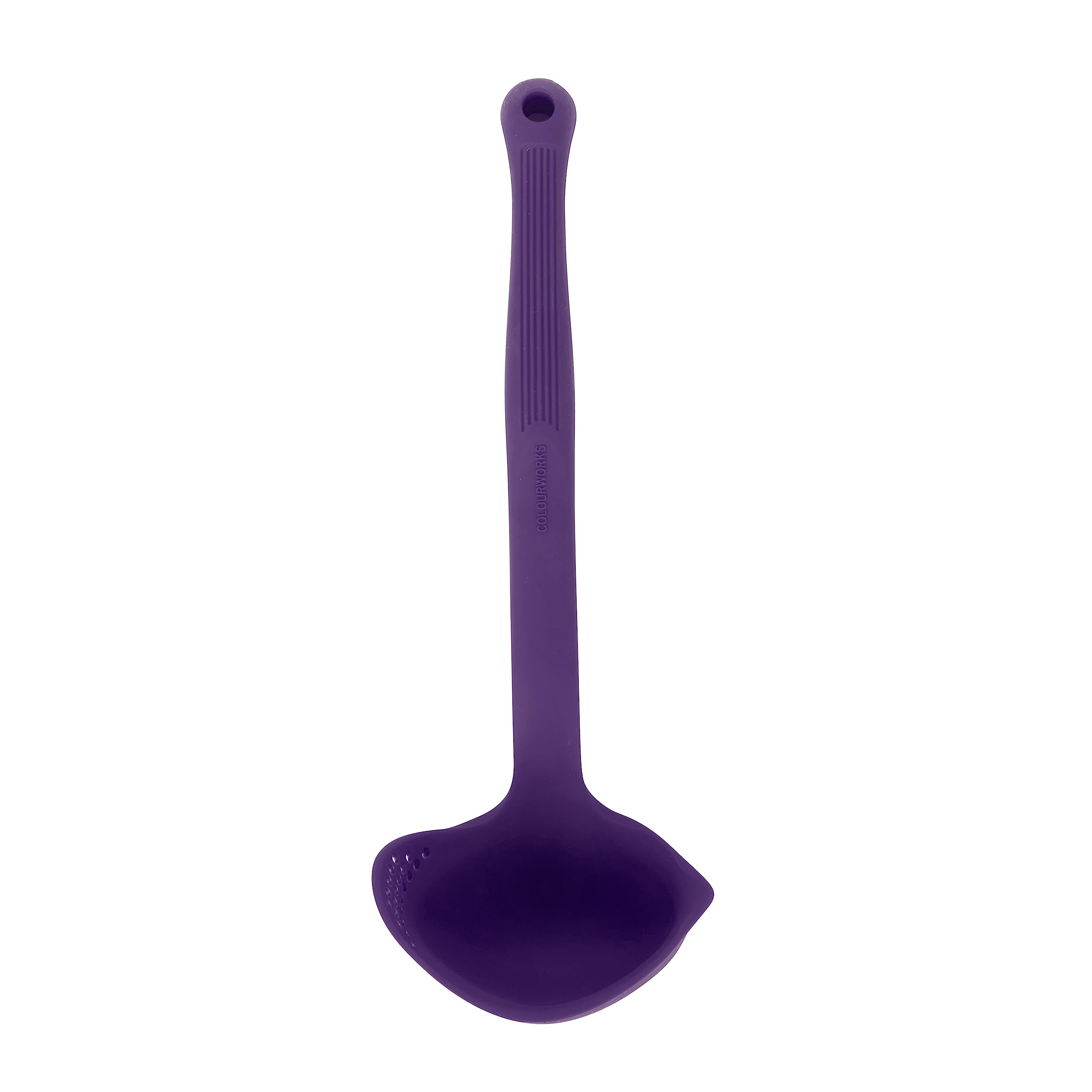 Colourworks Purple Silicone Ladle 27cm