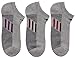adidas Women's Superlite Stripe 3-Pack NO Show, Heather Light Grey/Onix Grey/Bliss Orchid, Medium