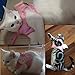 Adorable Cat Dog Kitty Puppy Safety Walking Vest Harness Leash Set Wings Costume Lace Peals (Pink, Medium)