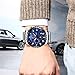 NIBOSI Men's Watches Luxury Sports Chronograph Waterproof Military Quartz Stainless Steel Wristwatches Blue Color