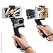 CamKix Stabilizing Hand Grip Compatible with GoPro Hero 8, 7, 6, 5, 4, 3+, 3 and DJI Osmo Action w/Dual Mount, Tripod Adapter and Universal Phone Holder - Record Videos with 2 Different Camera Angles