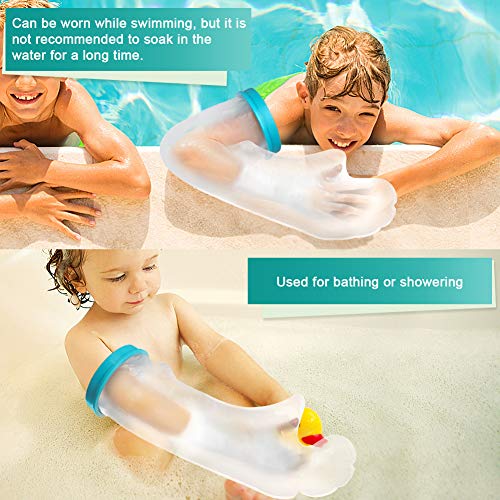 Kids Arm Cast Protector for Shower Bath, Cast Waterproof Cover Arm Reusable Cast Bandage Cover