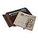 Badiya Men's Bifold Money Clip Wallet Vintage Genuine Leather Slim Card Holders