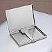 Stainless Steel Extra Slim Silver Cigarette Case Holds 9 Cigarette (For Regular Size 84mm and King Size Only)