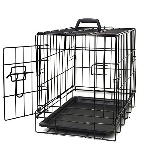 Paws & pals 20" wire metal cage pet cat/dog si…