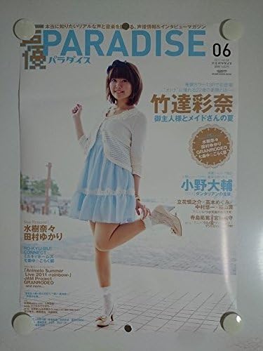 Amazon 声優パラダイス 竹達彩奈 ポスター P アニメ 萌えグッズ 通販