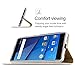 BLU VIVO 8 case, KuGi BLU VIVO 8 case, Ultra-Thin BW Style PU Cover + TPU Back Stand Case for BLU VIVO 8 Smartphone(Gold)