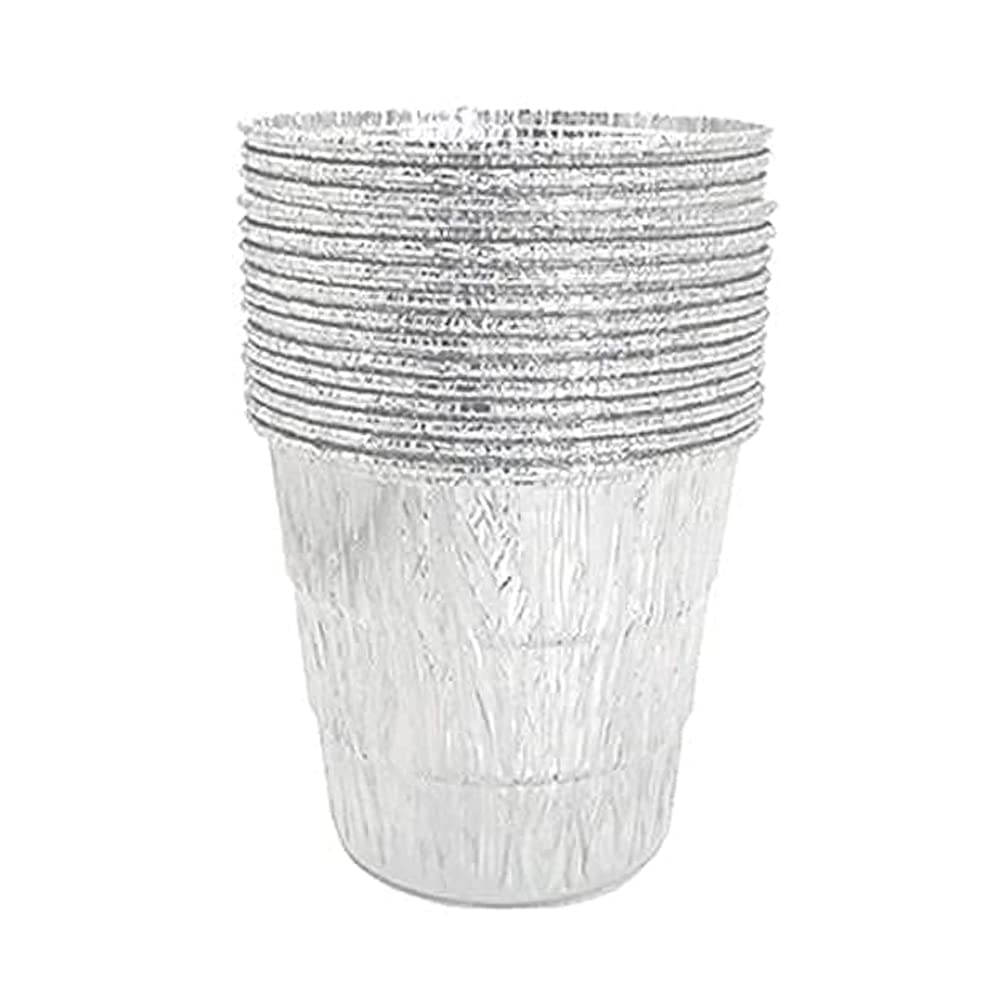 Photo 1 of 15-Pack Disposable Foil Drip Bucket Liners - Easy Grease Catcher for Traeger, Oklahoma Joe's, Pit Boss & More Pellet Grills