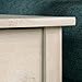 Sauder Edge Water Side Table, Chalked Chestnut finish