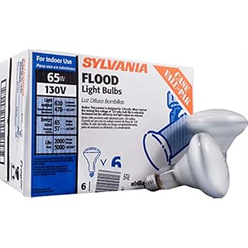 light flood indoor 65w sylvania br30 bulbs pack 130v incandescent dimmable bulb soft watt lumens reflector base lighting ge amazon