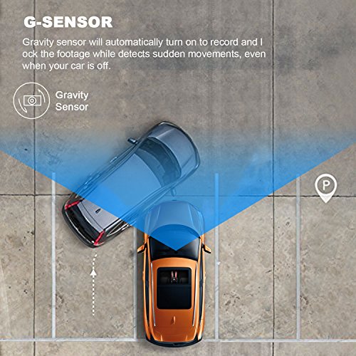 Car Dash Cam with WiFi, Conbrov DC80 1.5" HD 1080P Car Dashboard Camera Recorder with GPS, G-sensor, Motion Detection, Parking Monitoring and WDR, SD Card Not Included