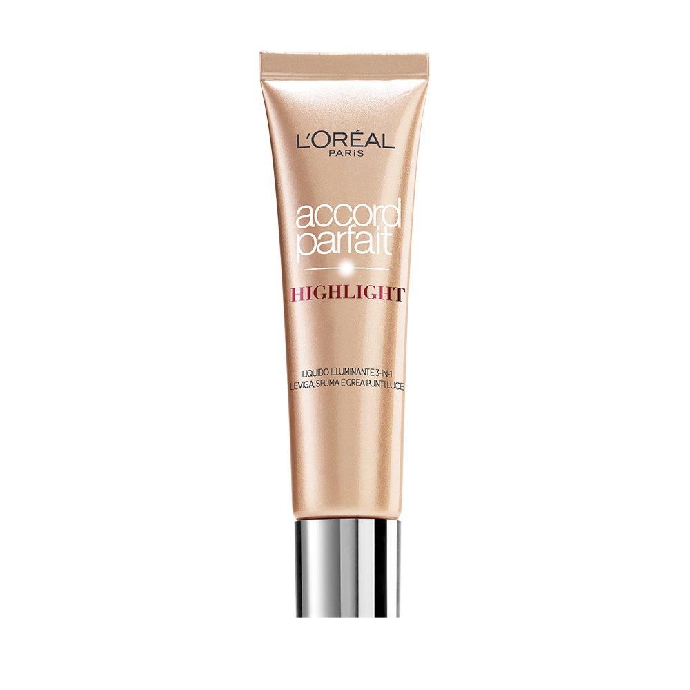 L'Oreal Paris Make-up Designer Accord Perfect Liquid Illuminator 101 Golden Glow, black