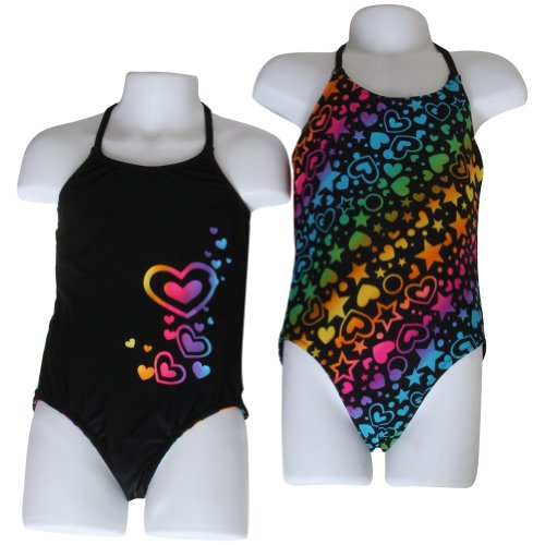 Girls Jantzen Reversible One Piece Swimsuit Size 5
