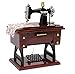MAYMII Vintage Mini Sewing Machine Style Plastic Music Box Table Desk Decoration Toy Gift for Kid Children