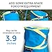 The Great Oak Yoga Mat Bag for Men and Women - Detachable Yoga Strap for Stretching - Extendable - Comes with 3 Pockets for Bottles, Phone, Keys and More