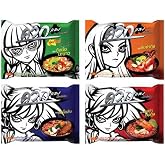 Wai Wai Quick Ramen Style Instant Thai Noodle Variety 24 Pack, Tom Klong, Tom Yum Shrimp, Tom Yum Mun Goong and Hot and Spicy Shrimp (6 Each)