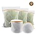 JClover Pop Up Laundry Hampers Mesh Laundry Baskets (5packs with Bra bgas)