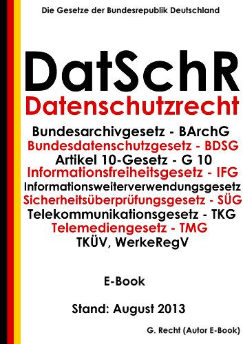 Datenschutzrecht E Book Mit Bundesdatenschutzgesetz Bdsg - 