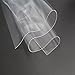 Clear Silicone Rubber Sheet High Temp Thin Super Flexible 12x20x1/25 inch Transparent Heat Resistant Gasket Super Clear Flexible