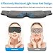 Cotton Sleep Mask Sleeping Eye Mask - Comfortable and Breathable Night Eye Mask for Men Women, Handmade Eye Blinder Blindfold Block Out Light, Night Companion Eye Shade for Travel/Sleeping/Shift Work